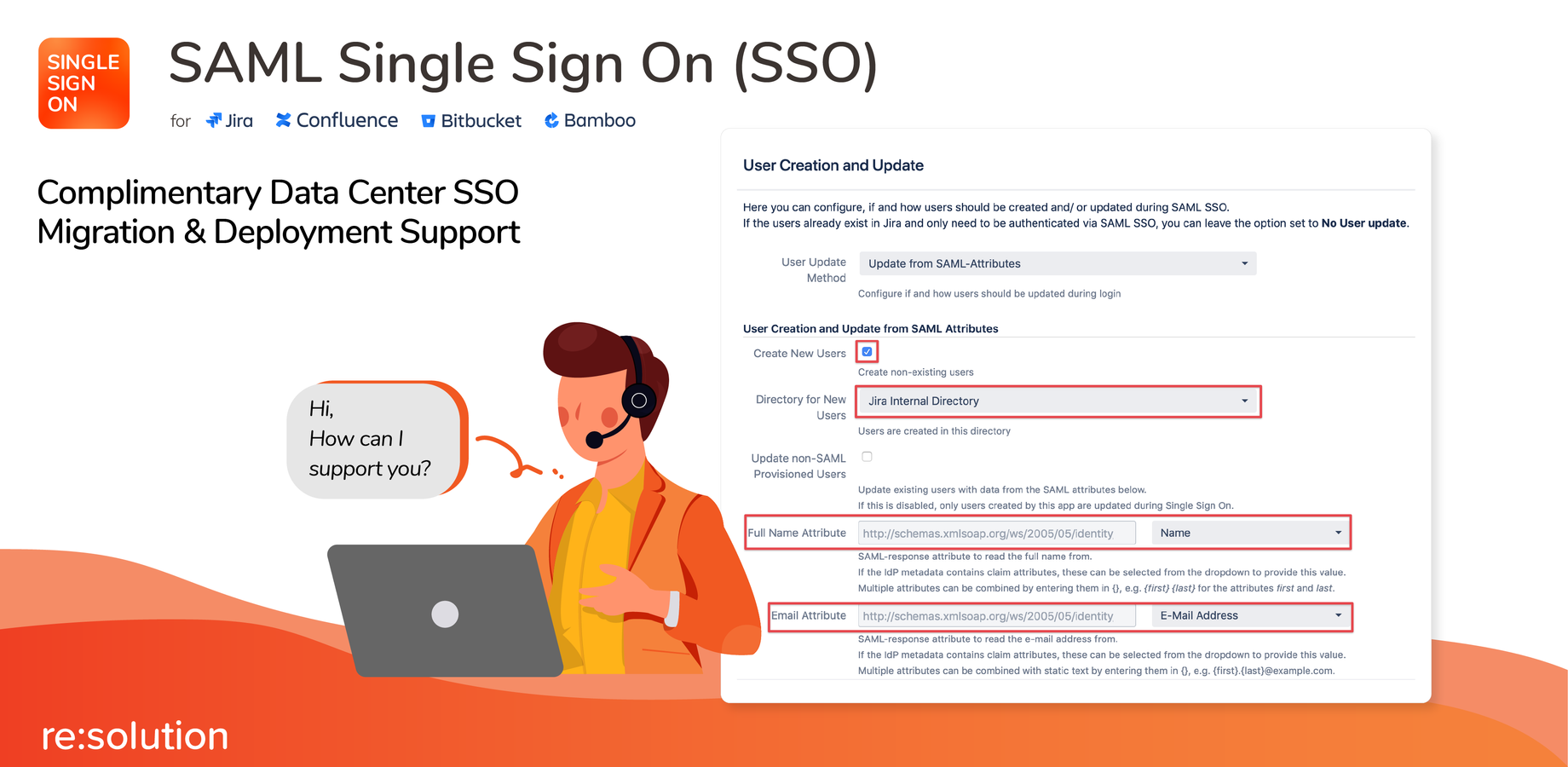 Whether from Atlassian SAML, or from Server, migration can be accomplished in a few simple steps.