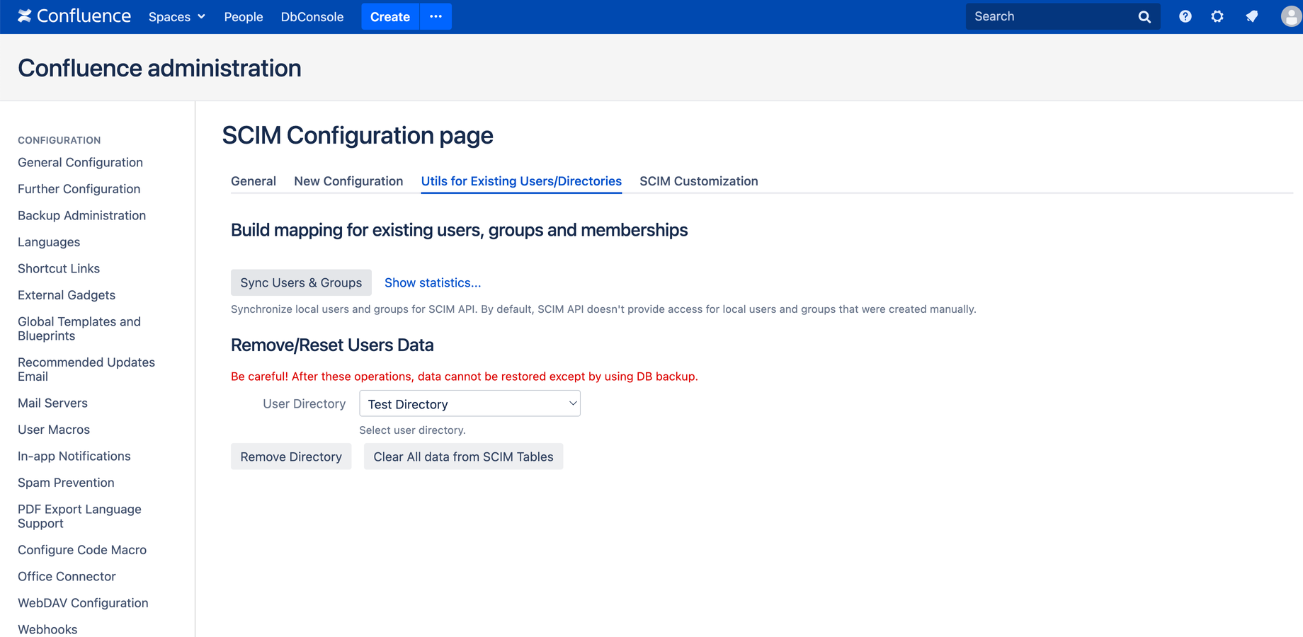 Mixed users from different directories