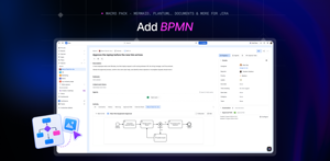 Display BPMN diagrams in Jira to document business processes, workflows, decisions, and responsibilities visually.