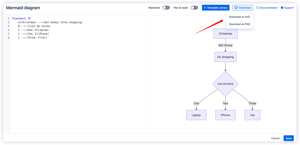 Export your diagram in one click — choose Download as SVG for scalable vector graphics or Download as PNG for a high-quality image, ready to use in documents, presentations, or emails.