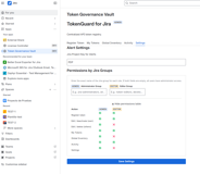Configure alert settings and control access with role-based permissions. Assign Admin and Editor roles via Jira groups - no extra configuration needed outside of Jira.