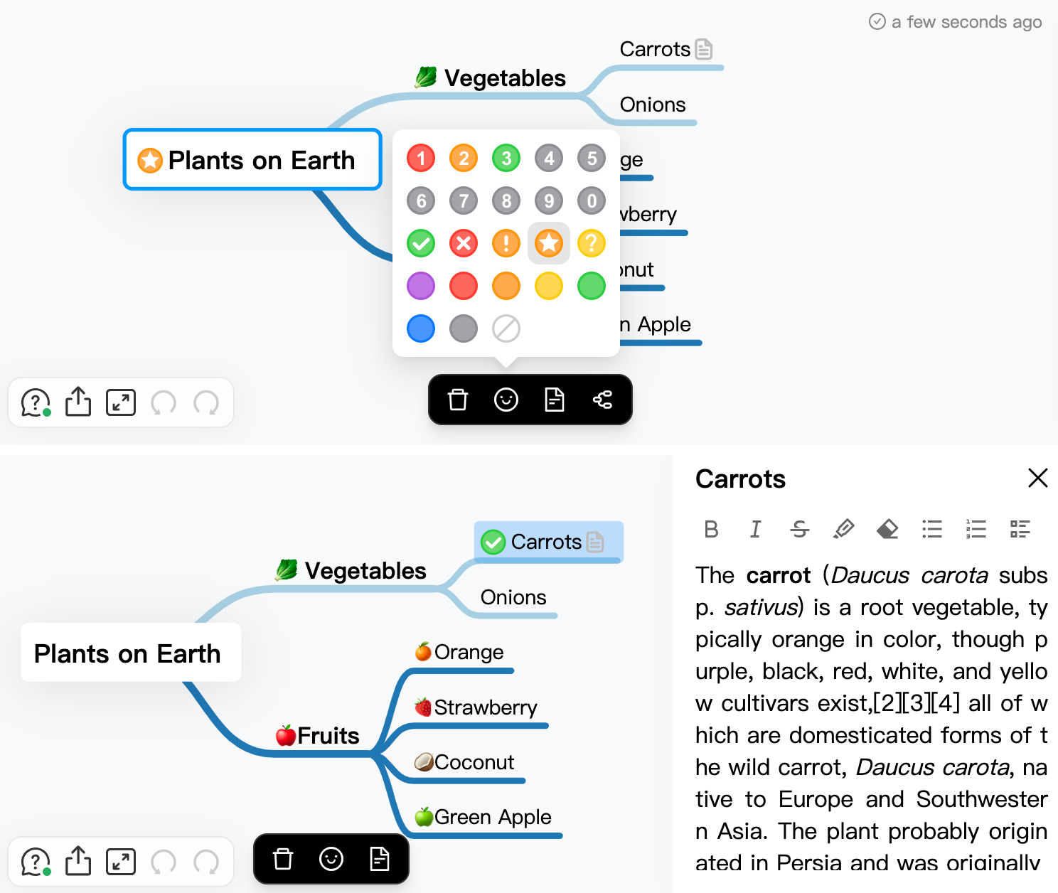 Adding marks & Adding notes