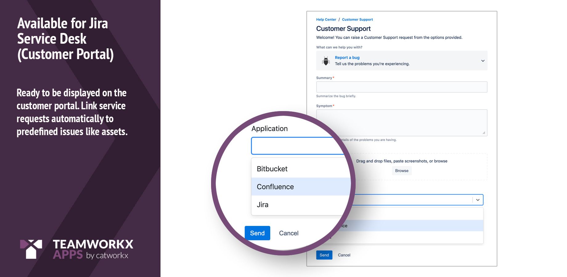 Available for Jira Service Desk (Customer Portal)