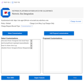 Main Page synchronized with Netwrix Change Request information.