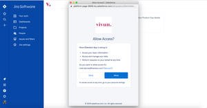 Authenticate with a Salesforce admin to grant permission to Hero by Vivun data
