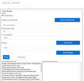 Search and select customization to the Netwrix change request