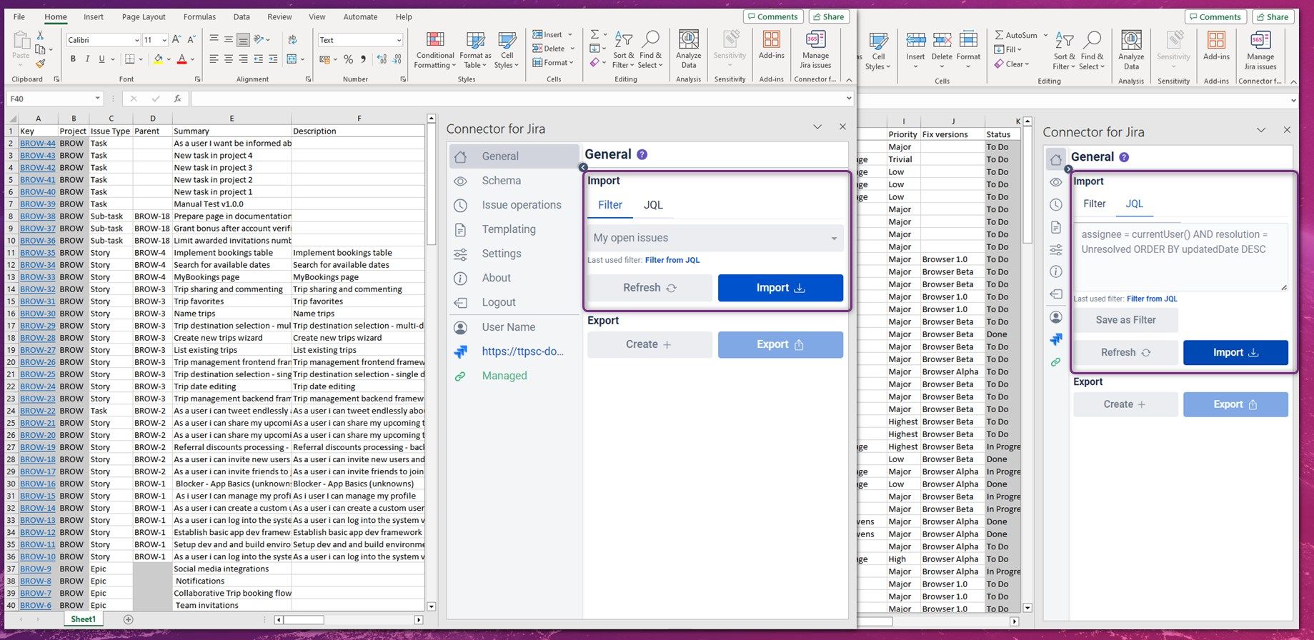 Use favourite or build a JQL to search for specific issues. You can even save your search results to Jira filter