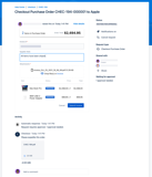 Vendors can create invoices right in the portal should they choose to. This creates an invoice ticket for the accounting team.