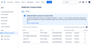 Comfortably manage all the FieldCraft custom fields you have created