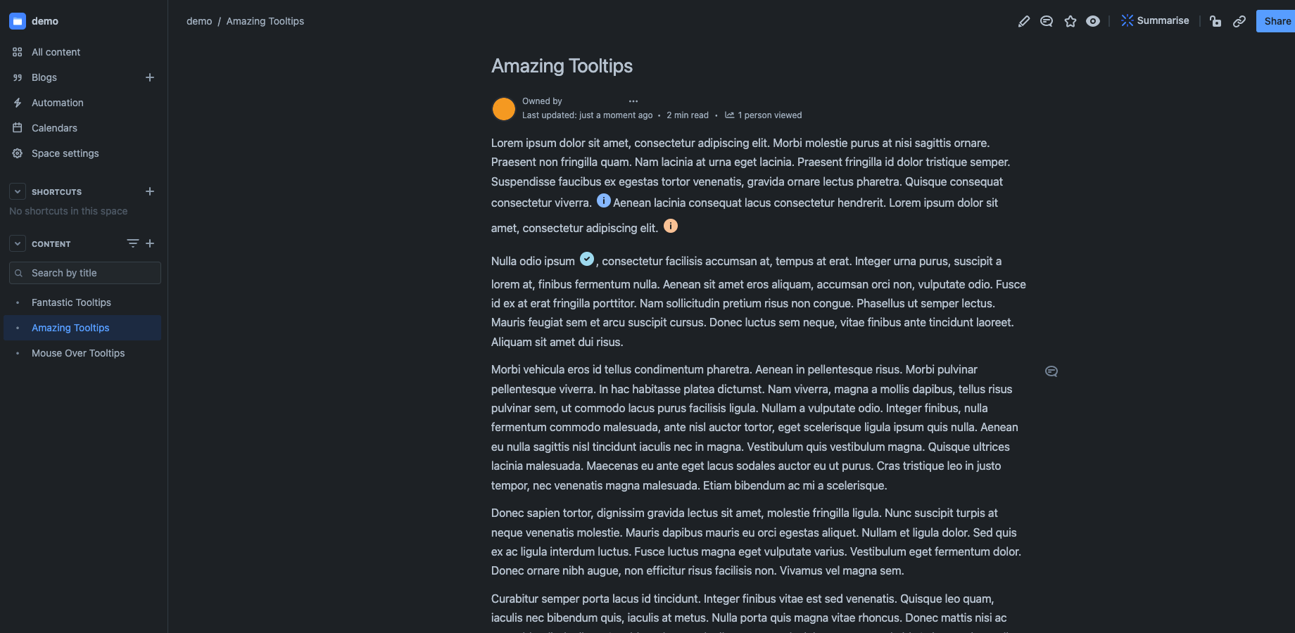 Dark Mode