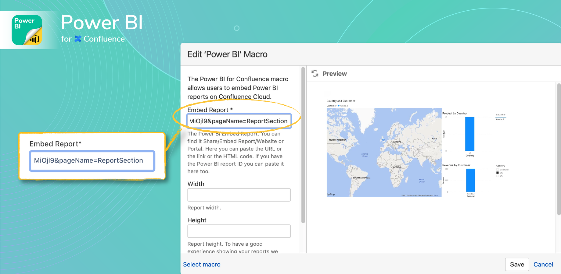 How to embed Power BI into Confluence