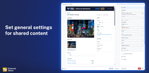 External Share settings