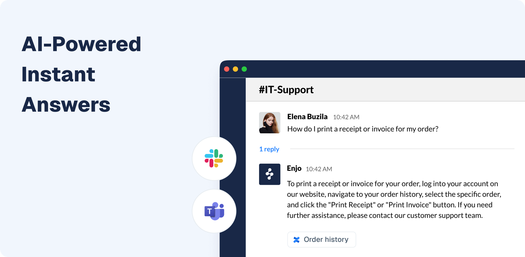 AI-Powered Instant Answers