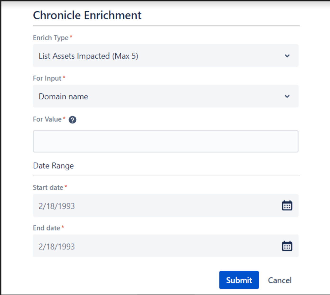 Chronicle Enrichment