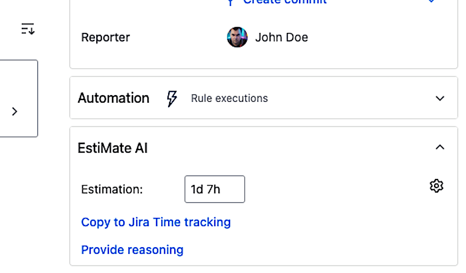 Step 2 - EstiMate AI generates an estimation in the background