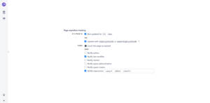 Also track the expired pages, i.e. the content that is not reliable after a certain interval, silently in the background.