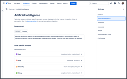 Tailor the AI output to match your brand voice with issue level custom prompts.