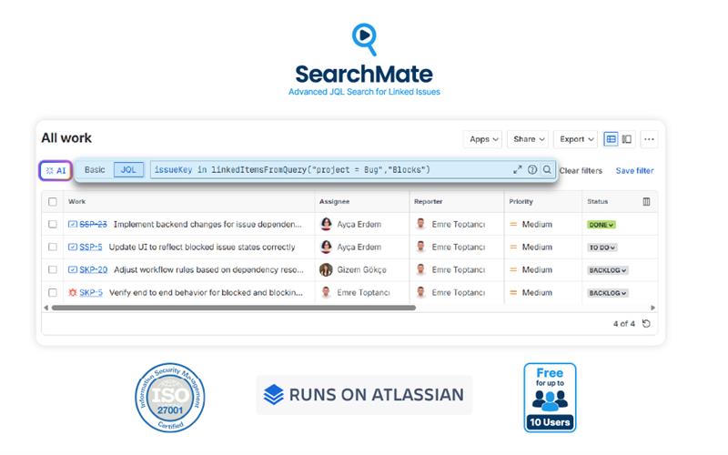 SearchMate - Advanced JQL Search for Linked Issues | Atlassian Marketplace