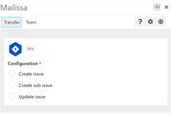 Jira configuration options