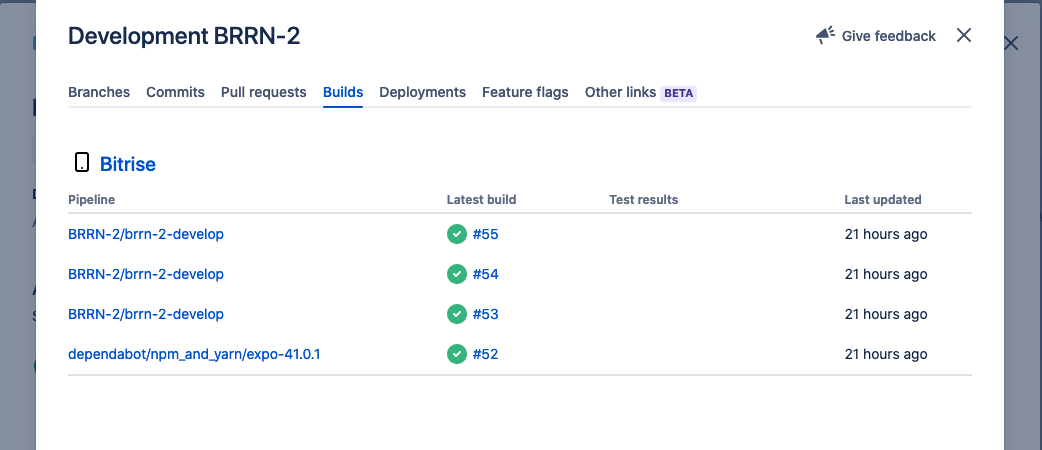 Get detailed build information