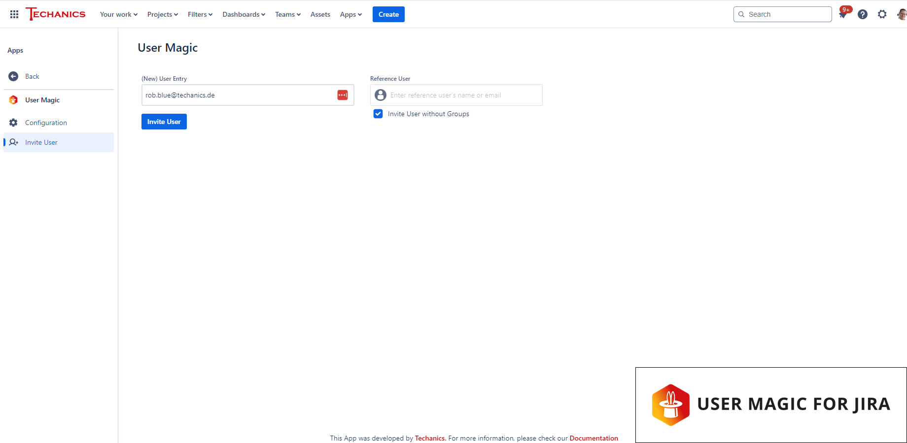 Make user administration easier for you