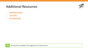 Additional resources