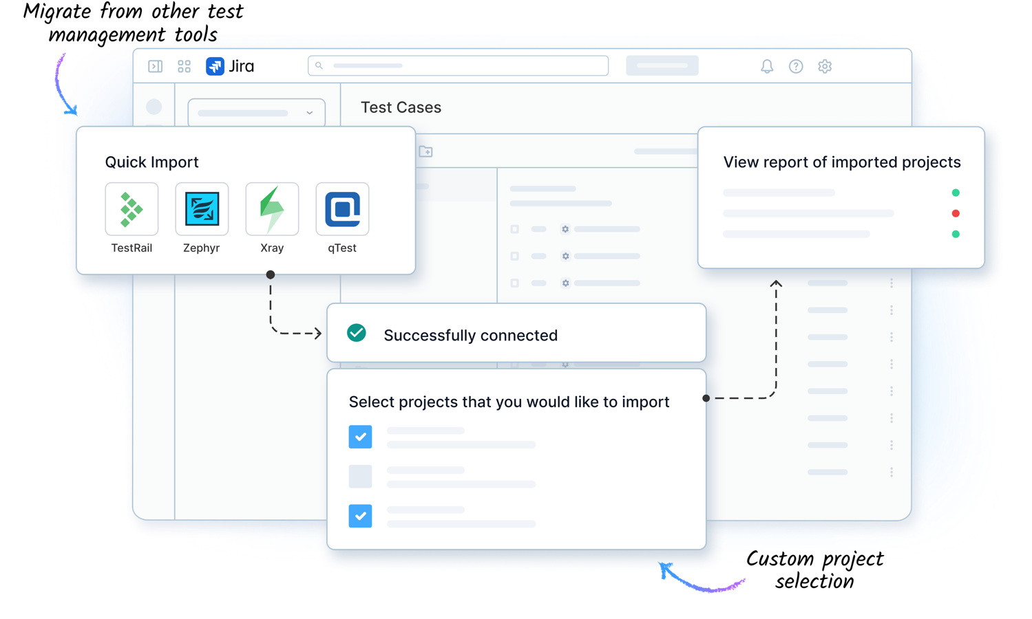 Quick Import from test management tools