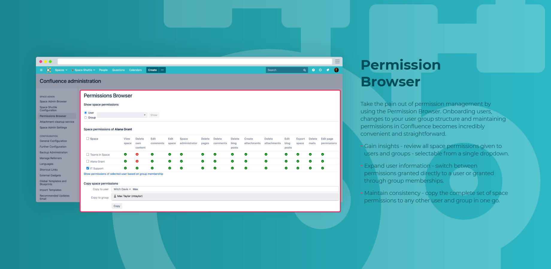 Edit your page & space permissions