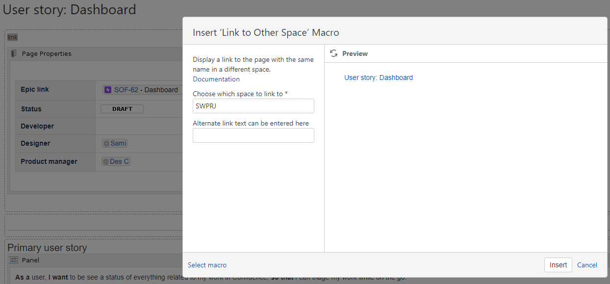 These features that have long been available as user macros for Confluence Server, now for Confluence Cloud​