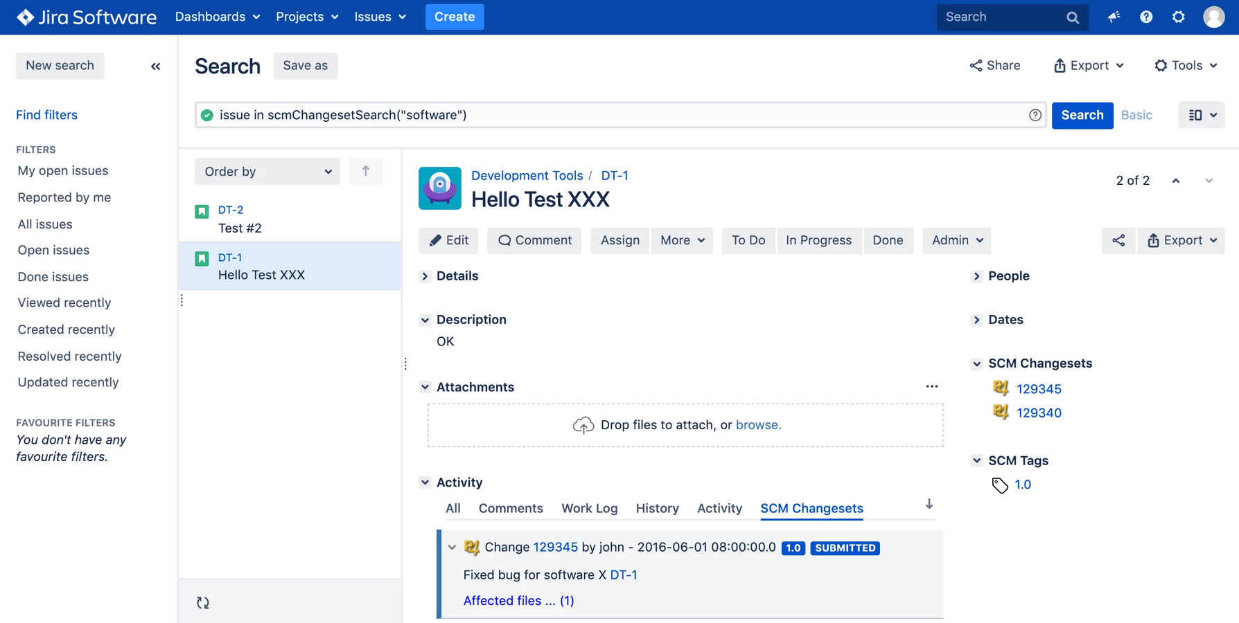 JQL Search