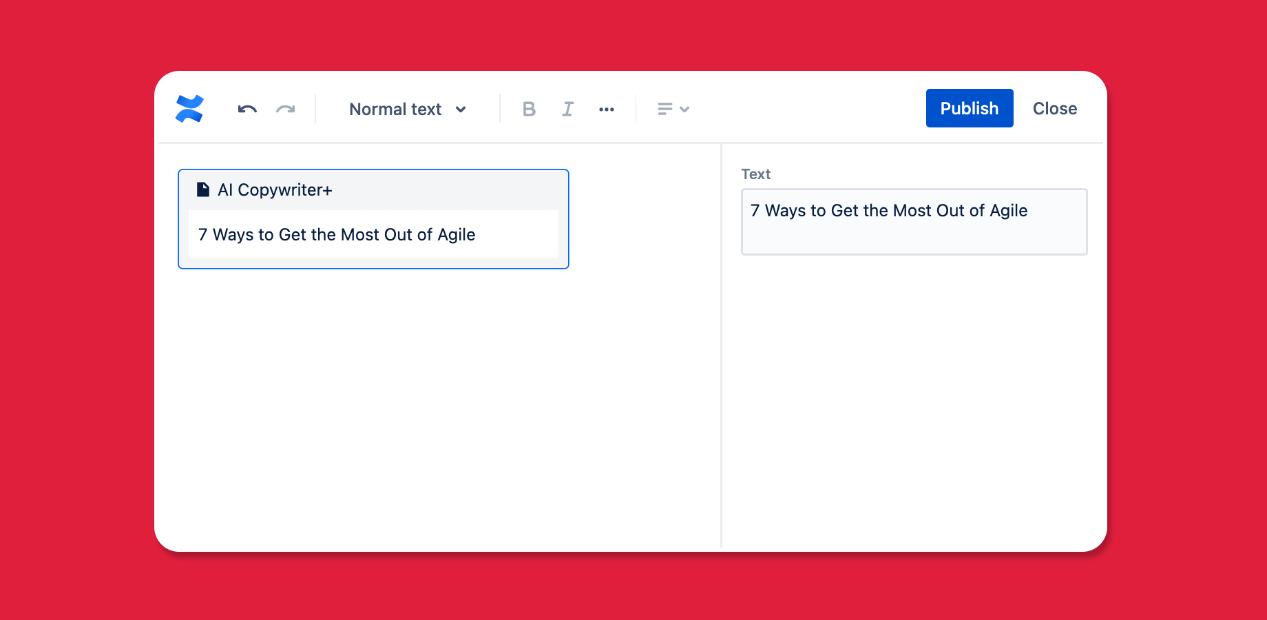 Fast customization with the inline macro editor