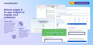 Keep customers in the loop with release pages & in-app widgets. Let them subscribe, react, and stay updated - automatically. Set it up once, and keep engagement flowing with every release.
