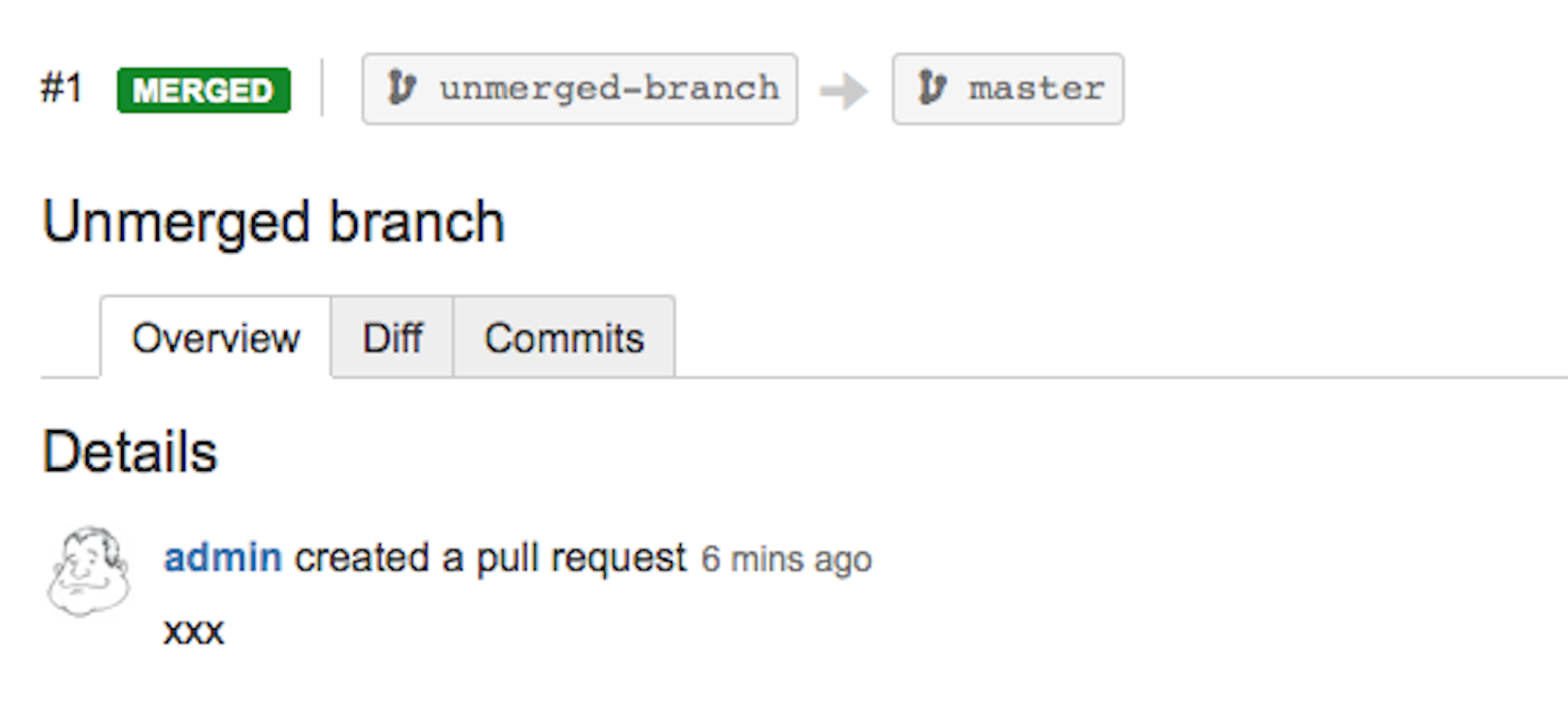 Once merged or declined, deletes are allowed again