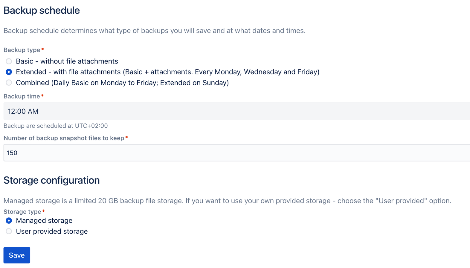 Automate daily JIRA backups - your server or ours.