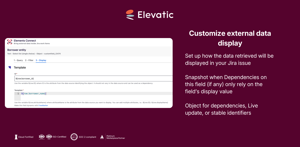 Customize external data display