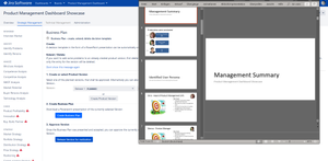Business Plan as PowerPoint with 1 click incl. management summary