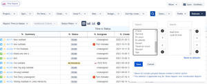 Time in Status Groups