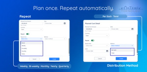 Plan once. Repeat Automatically.