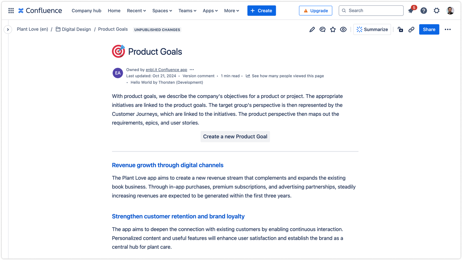 Explain Product Goals with Key Results