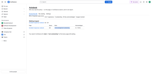 The site report: coverage, the spaces that are behind, and the pages waiting longest.