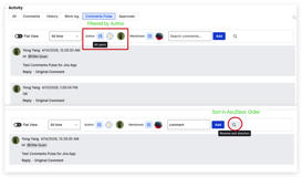 Filter and Sort by Time