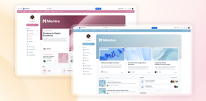 Give each location, subsidiary or department its own branded workspace and its own dashboard, while company-wide announcements still reach everyone.