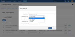 Add rule dialog