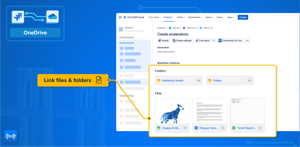 Link Microsoft OneDrive files to Jira issues.