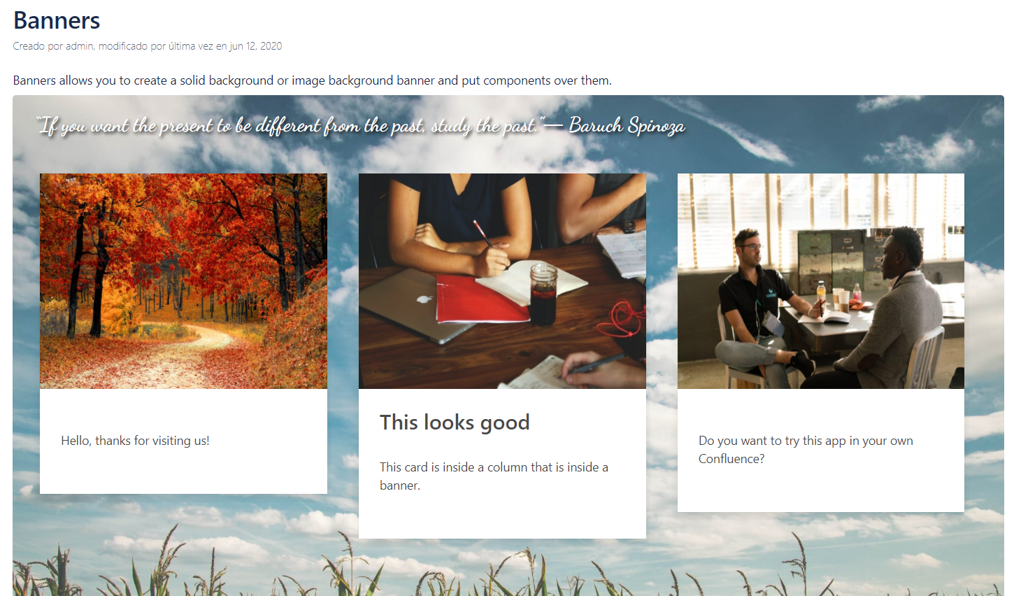 Beautify your Confluence