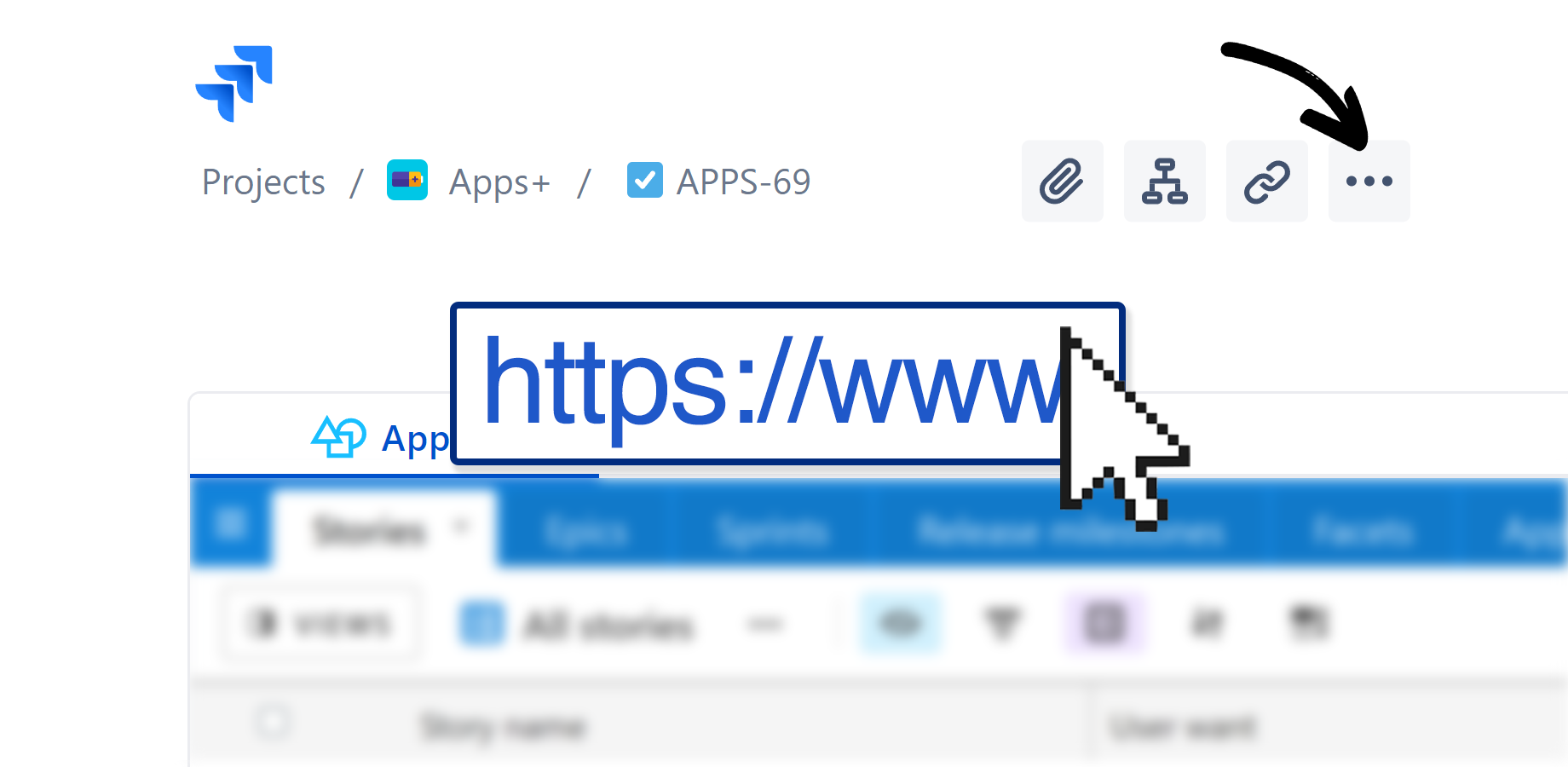 Copy-paste shared links into issues or dashboards