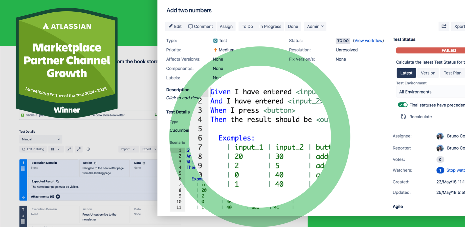 Xray supports management of manual and automated tests. Manage your tests with an integrated and intuitive Jira interface.