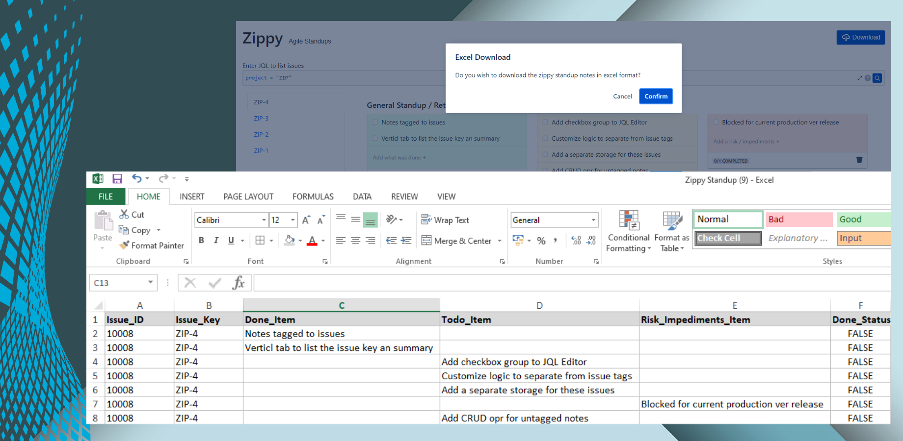 Download the Zippy notes and share with team or others to start a collaborative discussion for tasks that need tracking and resolve afterward.