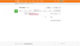 Open the JIRA Issue with one click from the Harvest time entry