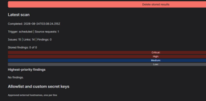 Settings keep scanning read-only, bounded, and configurable by Jira administrators